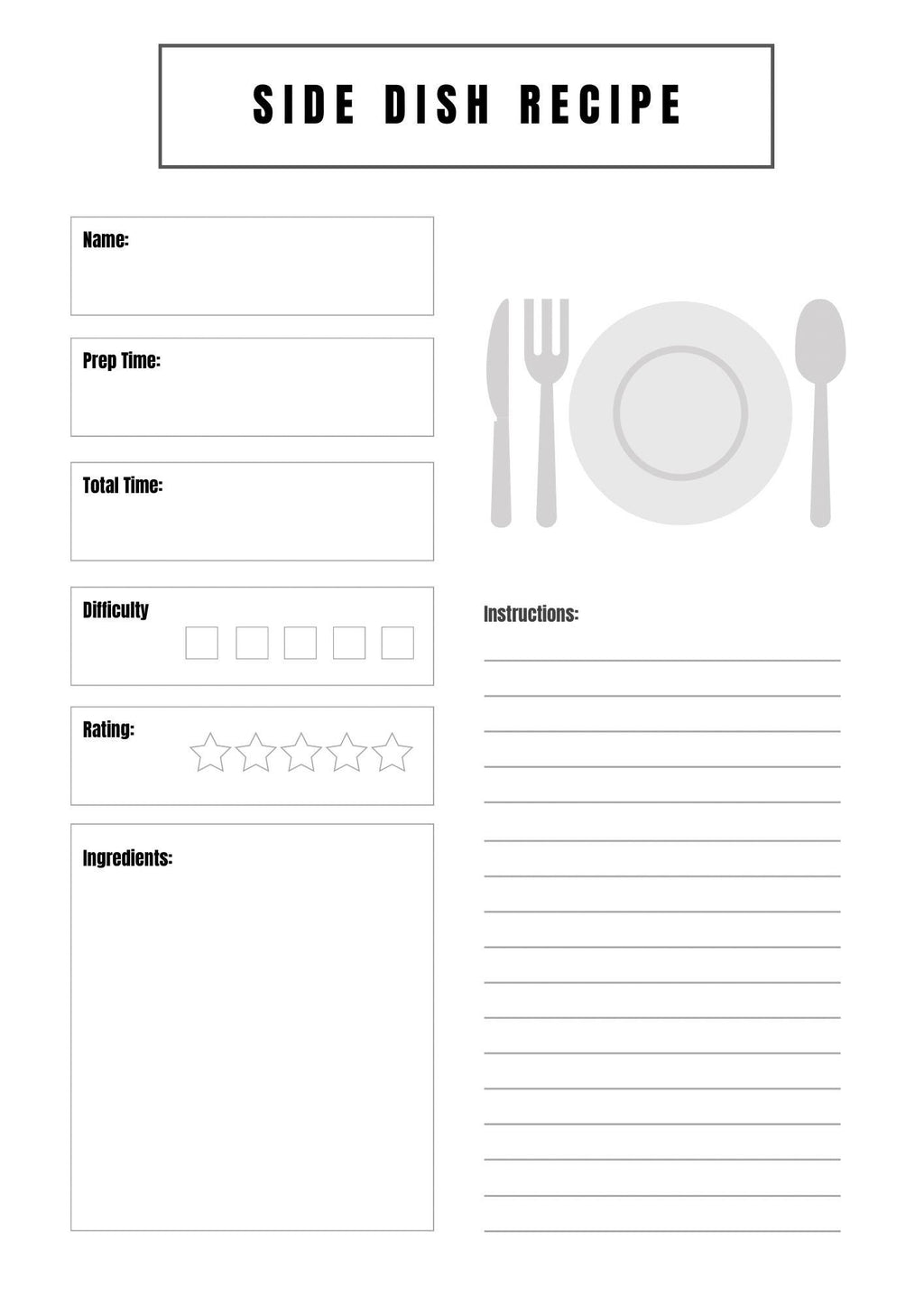 Recipe Cards Bundle