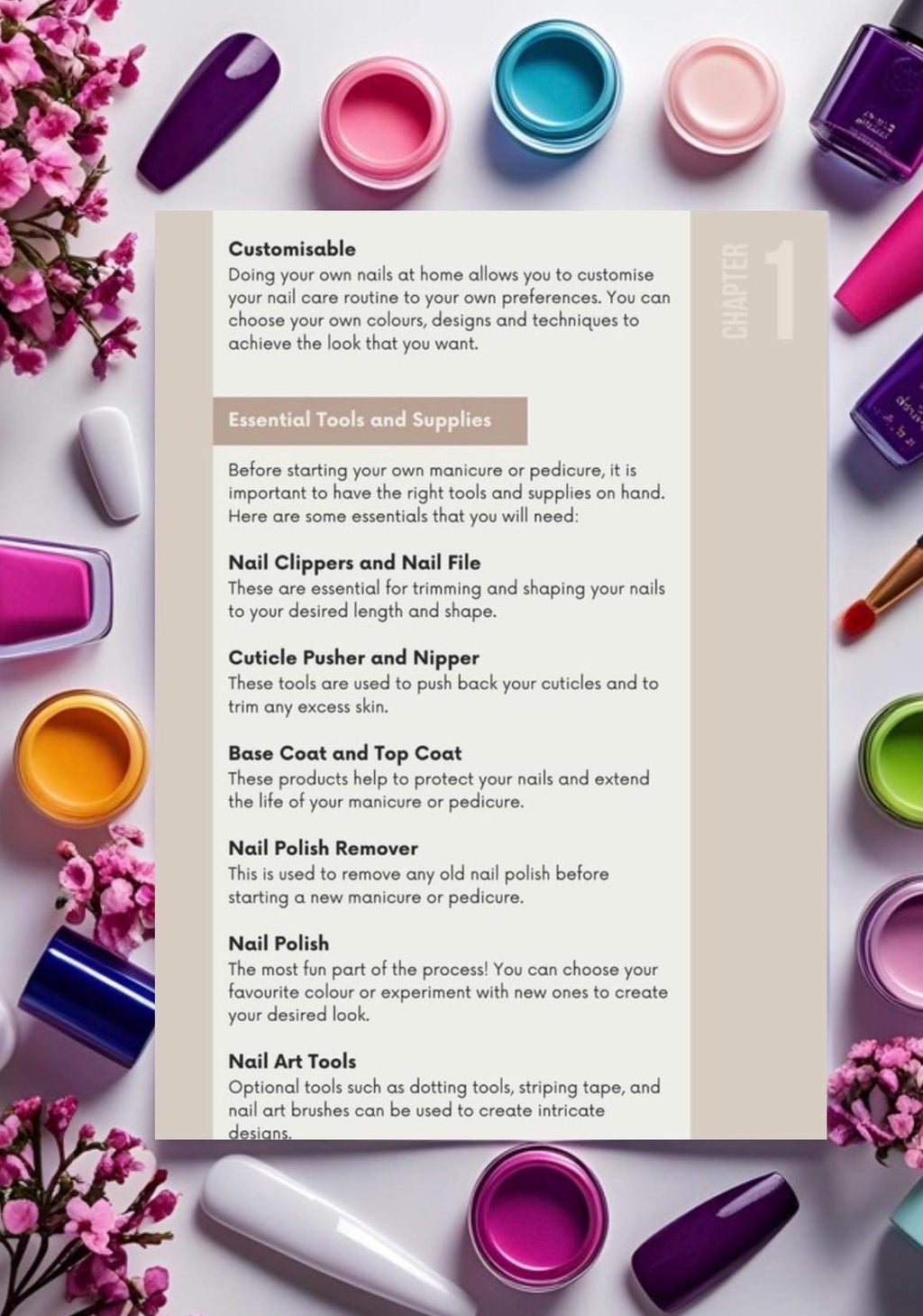 Transform your Nail Care Routine with our DIY Manicure and Pedicure Guide on Etsy: Master your nails at Home with Salon-Quality Results!