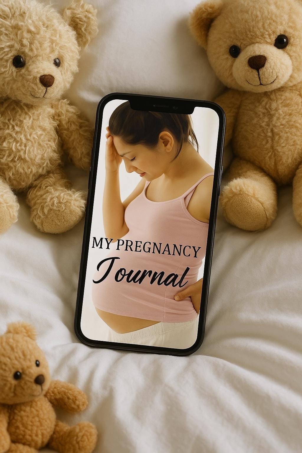 40 Weeks Pregnancy Journal | Expecting Mom's Diary | Baby Milestone Tracker | Pregnancy Memory Book