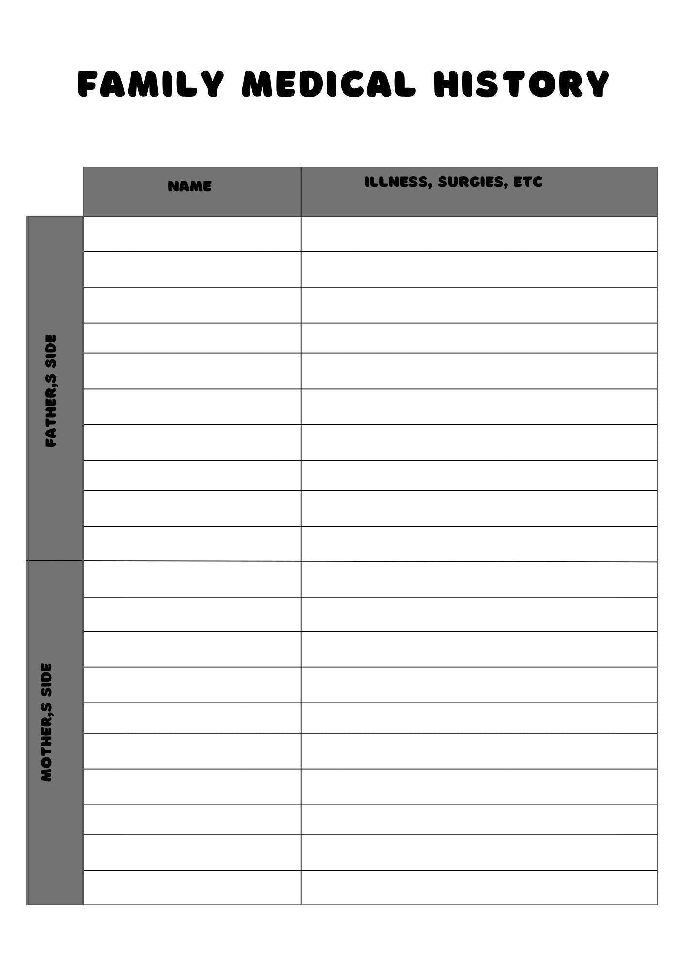 Health Journal & Blood Sugar Tracker | Digital Download Planner for Managing Medical Information, Glucose Levels, - Wellness Goals