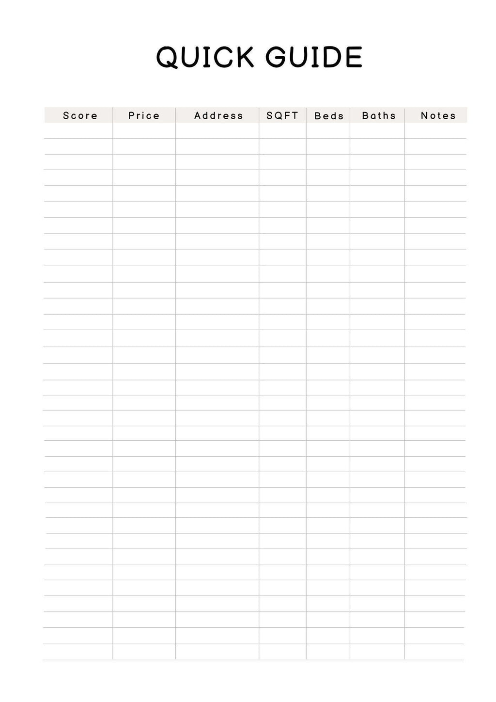 Ultimate Homebuyer's Guide | Dream Home Wishlist & Buyer Checklist