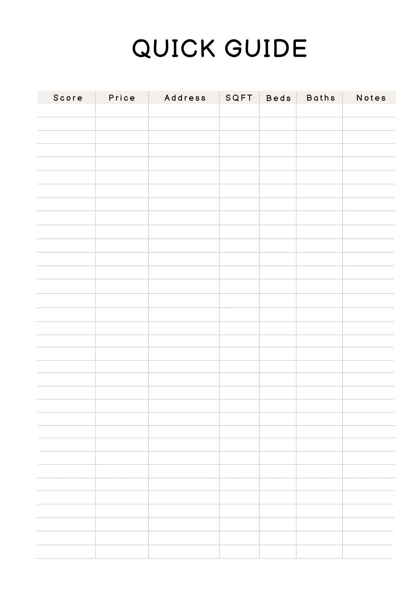 Ultimate Homebuyer's Guide | Dream Home Wishlist & Buyer Checklist