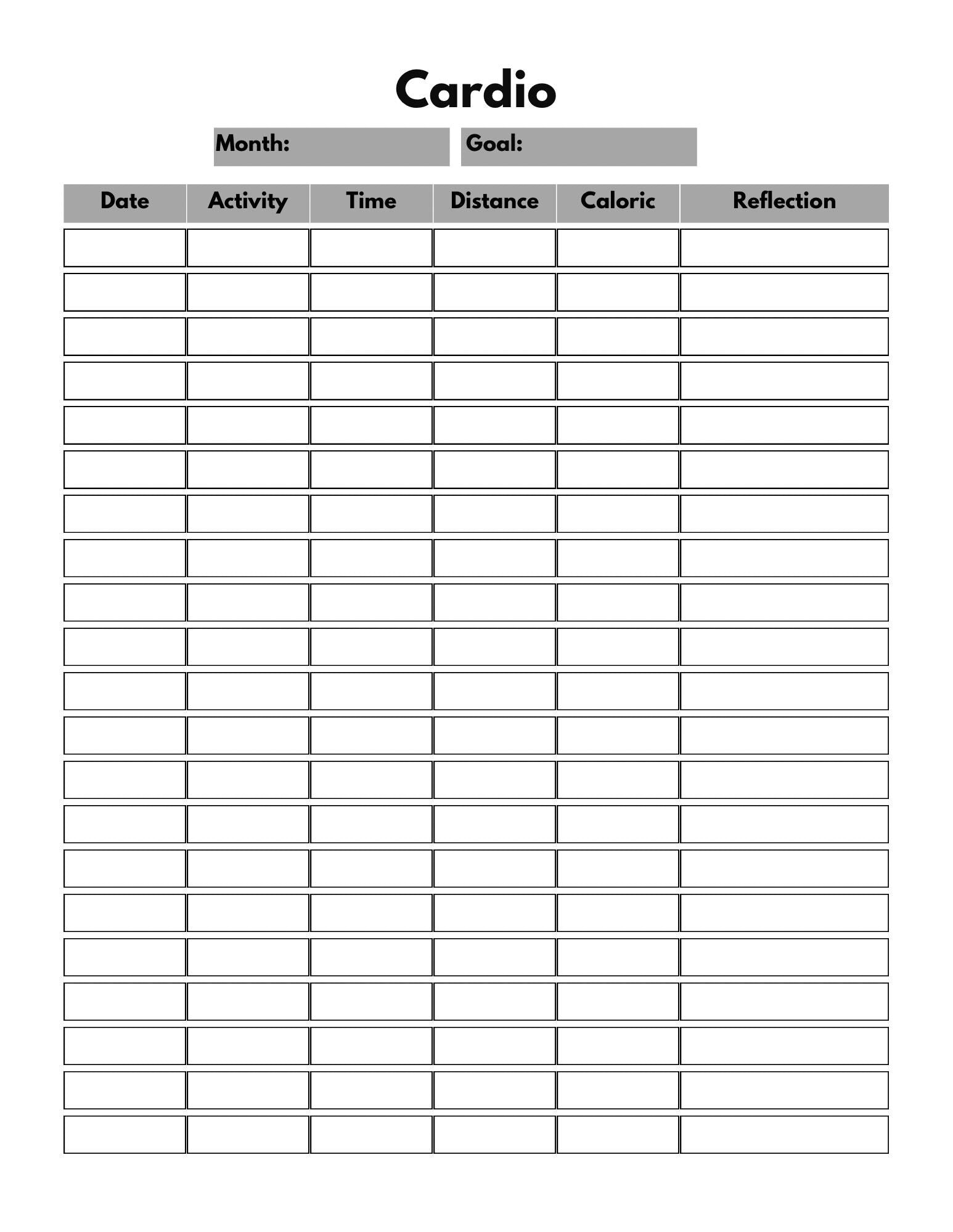 Ultimate Health & Wellness Planner - Daily Food Journal, Fitness Tracker, Meal Planner, Self-Care Pages - Digital Download