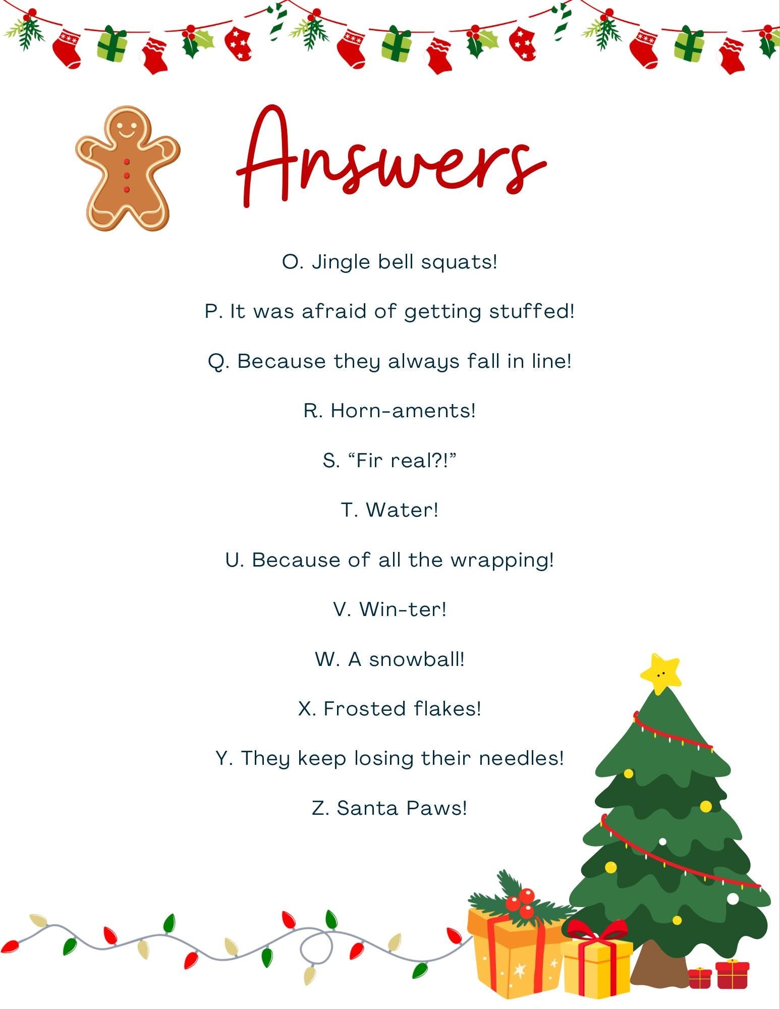 Festive Christmas Riddles Activity for Kids - Brainy Fun PDF for Holiday Parties and Family Time - Ages 5 and Up - Instant Download