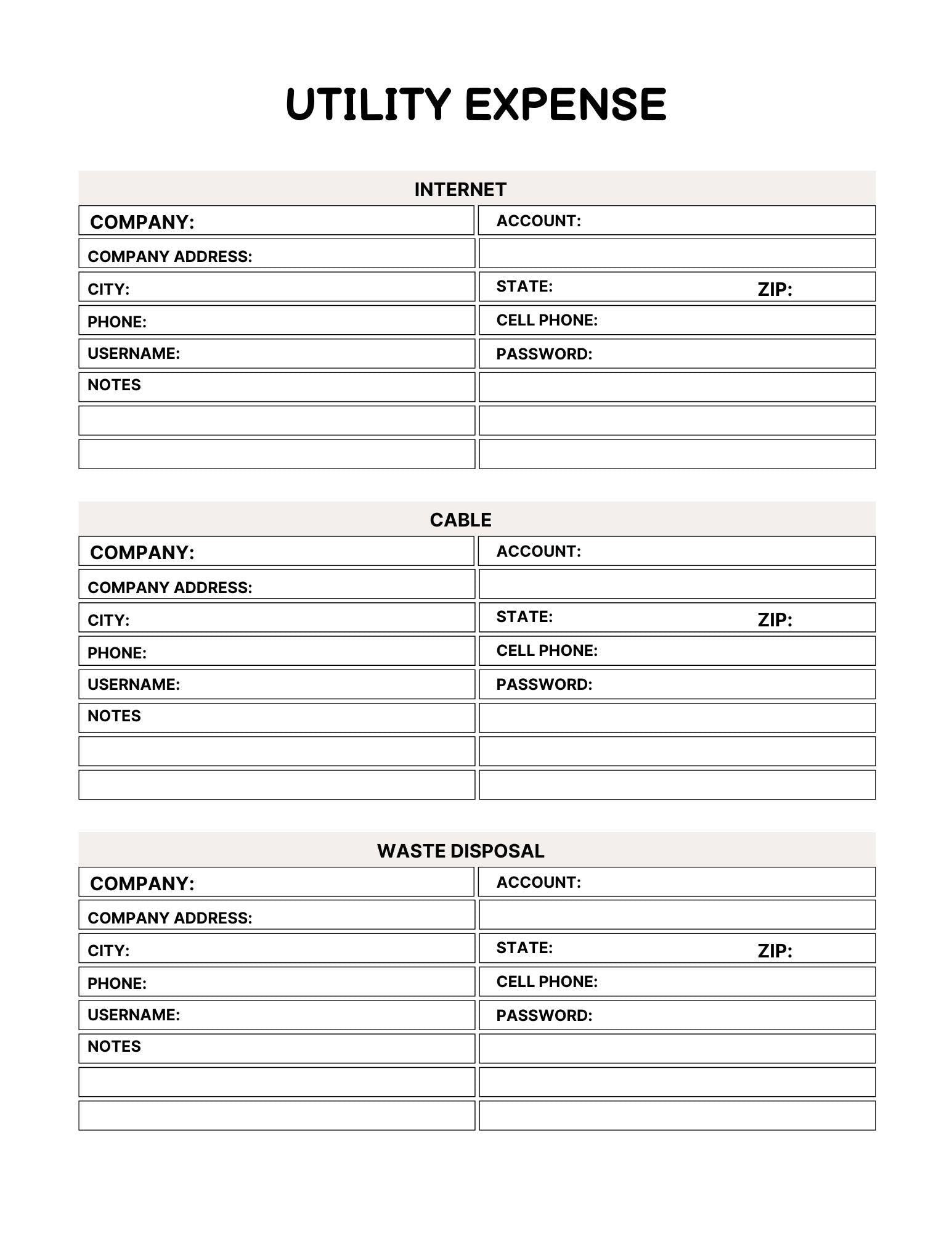 Home Maintenance Planner | Printable Organizer for Maintenance, Repairs & Projects - Instant Download