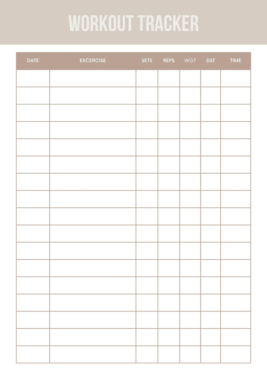 Fitness Planner & Tracker | Daily Workout, Nutrition, Goals | Printable Health - Wellness Organizer | Stay Motivated - Achieve Milestones
