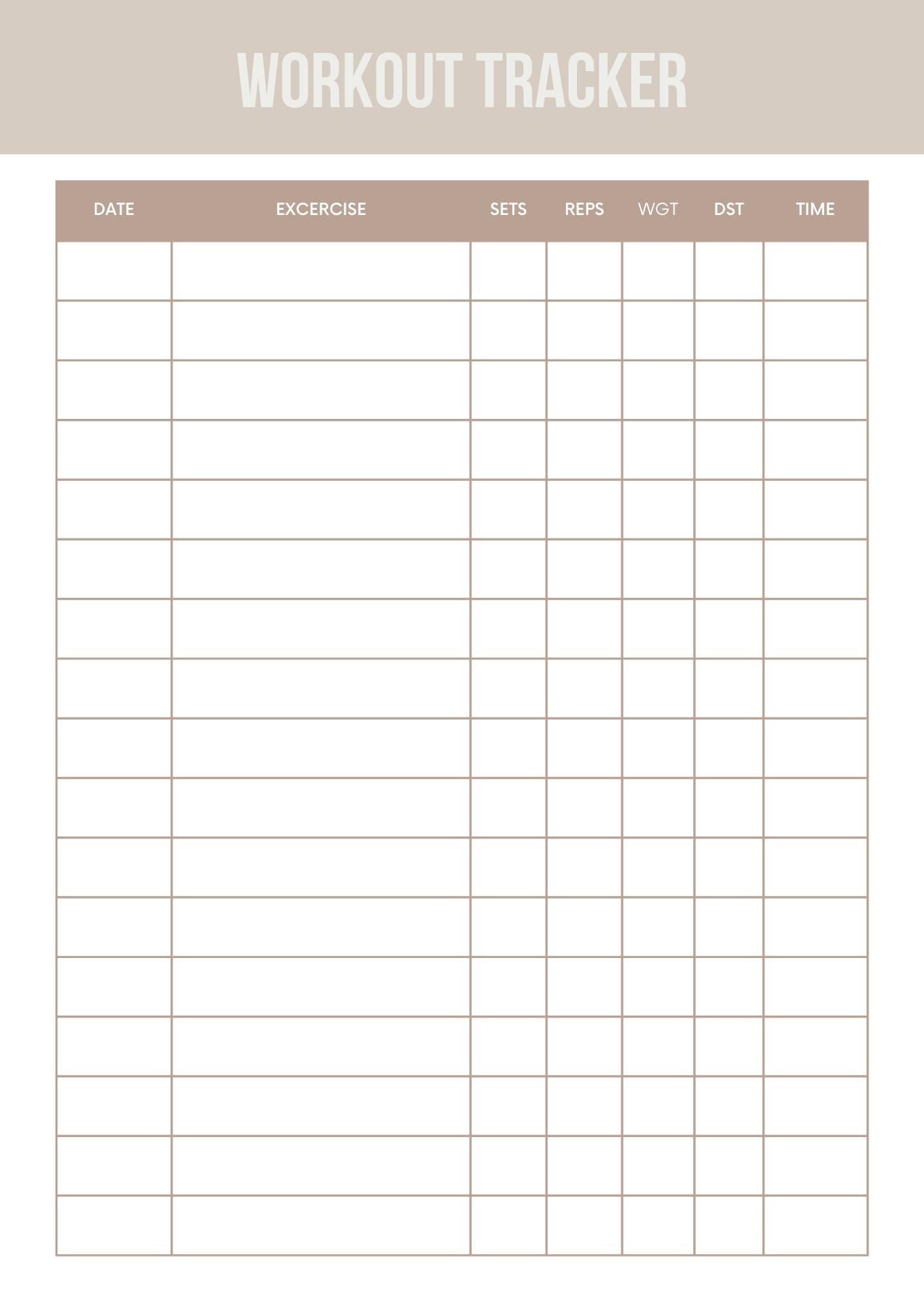 Fitness Planner & Tracker | Daily Workout, Nutrition, Goals | Printable Health - Wellness Organizer | Stay Motivated - Achieve Milestones