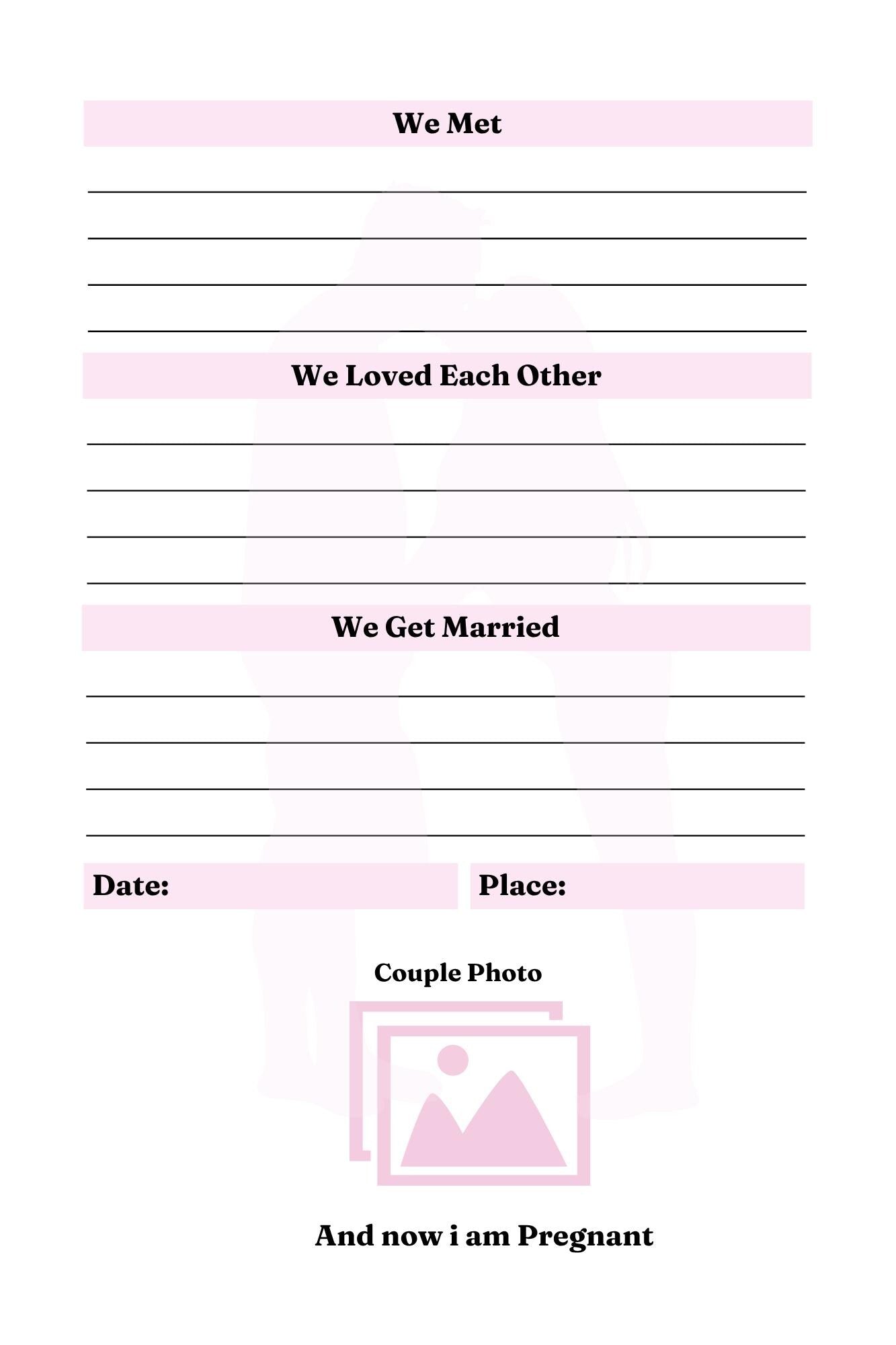 Pregnancy Journal & Memory Book - Baby Bump Tracker, Weekly Reflections, Keepsake Gift for Expecting Moms - Inspirational Quotes,