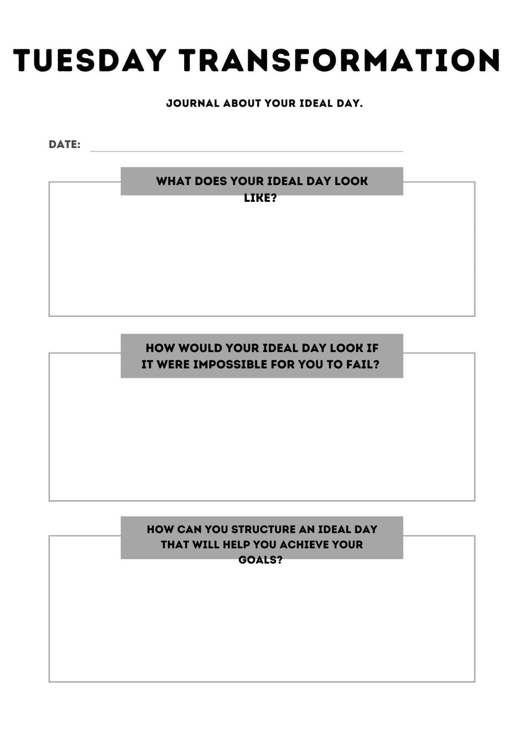 Self-Care Journaling Planner PDF | Daily Reflection, Goal Setting & Mindfulness | Printable Daily - Weekly Journal Pages | Instant Download