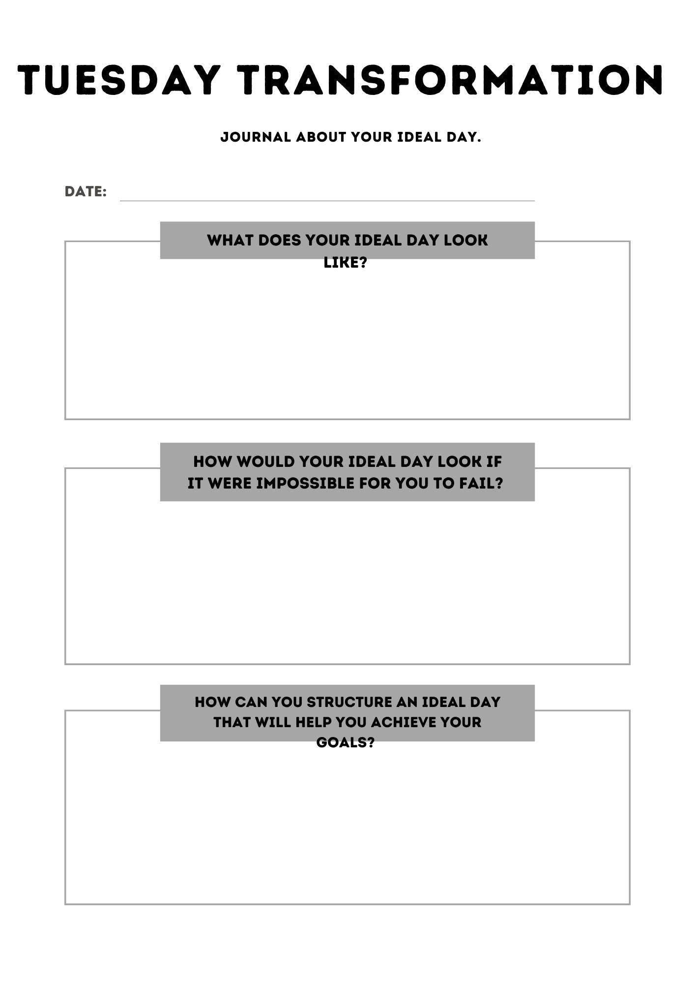 Self-Care Journaling Planner PDF | Daily Reflection, Goal Setting & Mindfulness | Printable Daily - Weekly Journal Pages | Instant Download