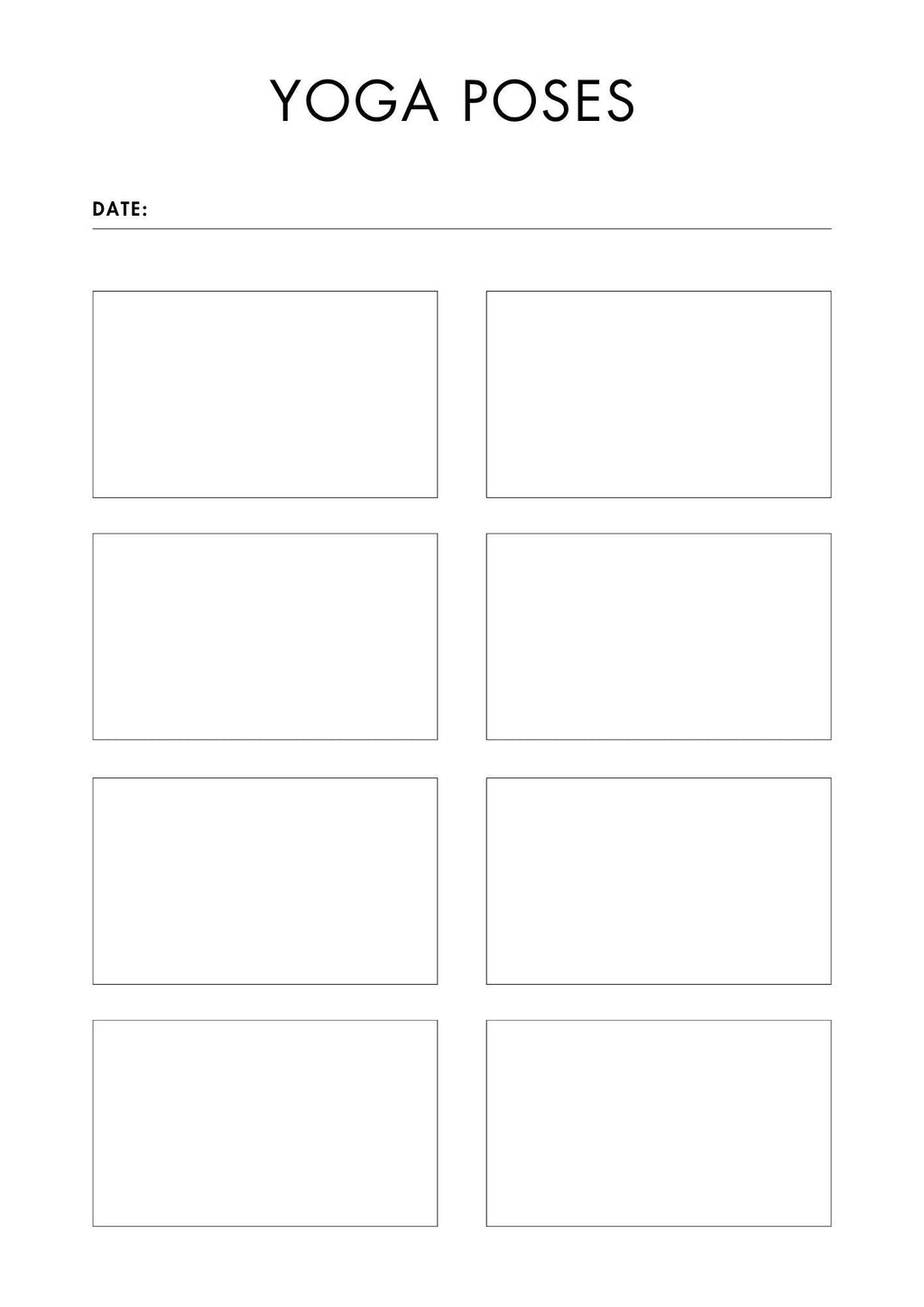 Yoga Planner Printable | Daily Practice Log, Pose & Sequence Planner, Yoga Journal, Routine Tracker | Instant Access Digital Download