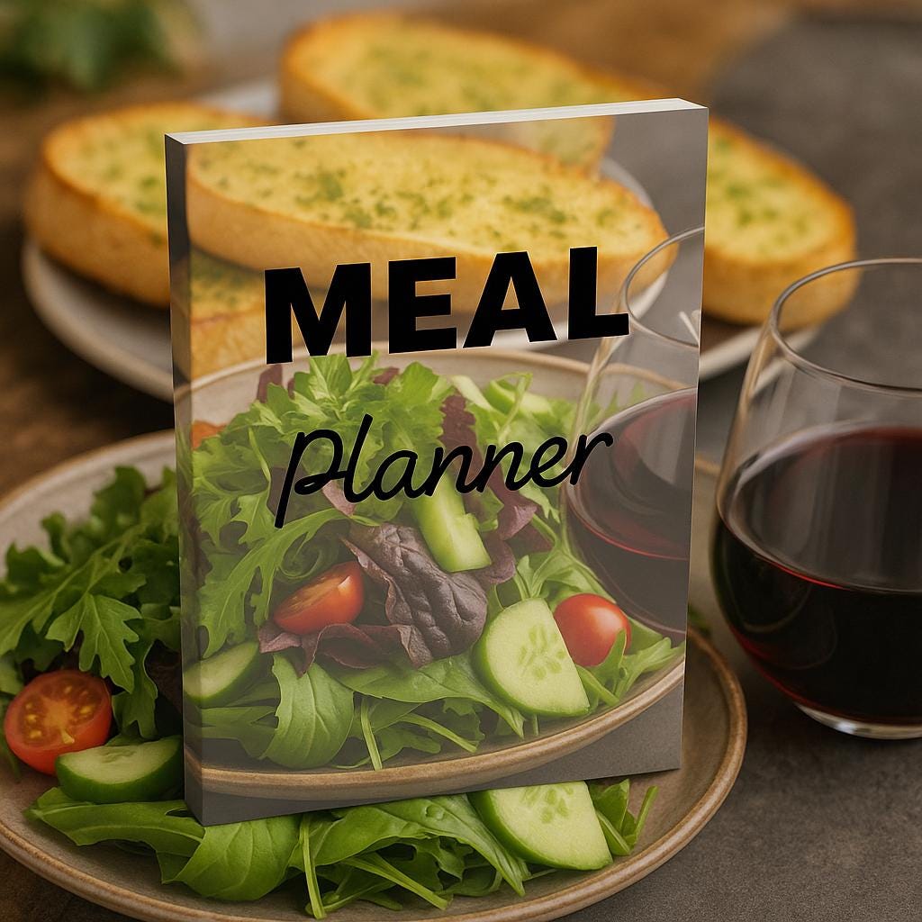 Ultimate Digital Meal Planner for Busy Families - Stay Organized, Track Nutrition, Plan Meals & Shopping Lists - Instant Download!