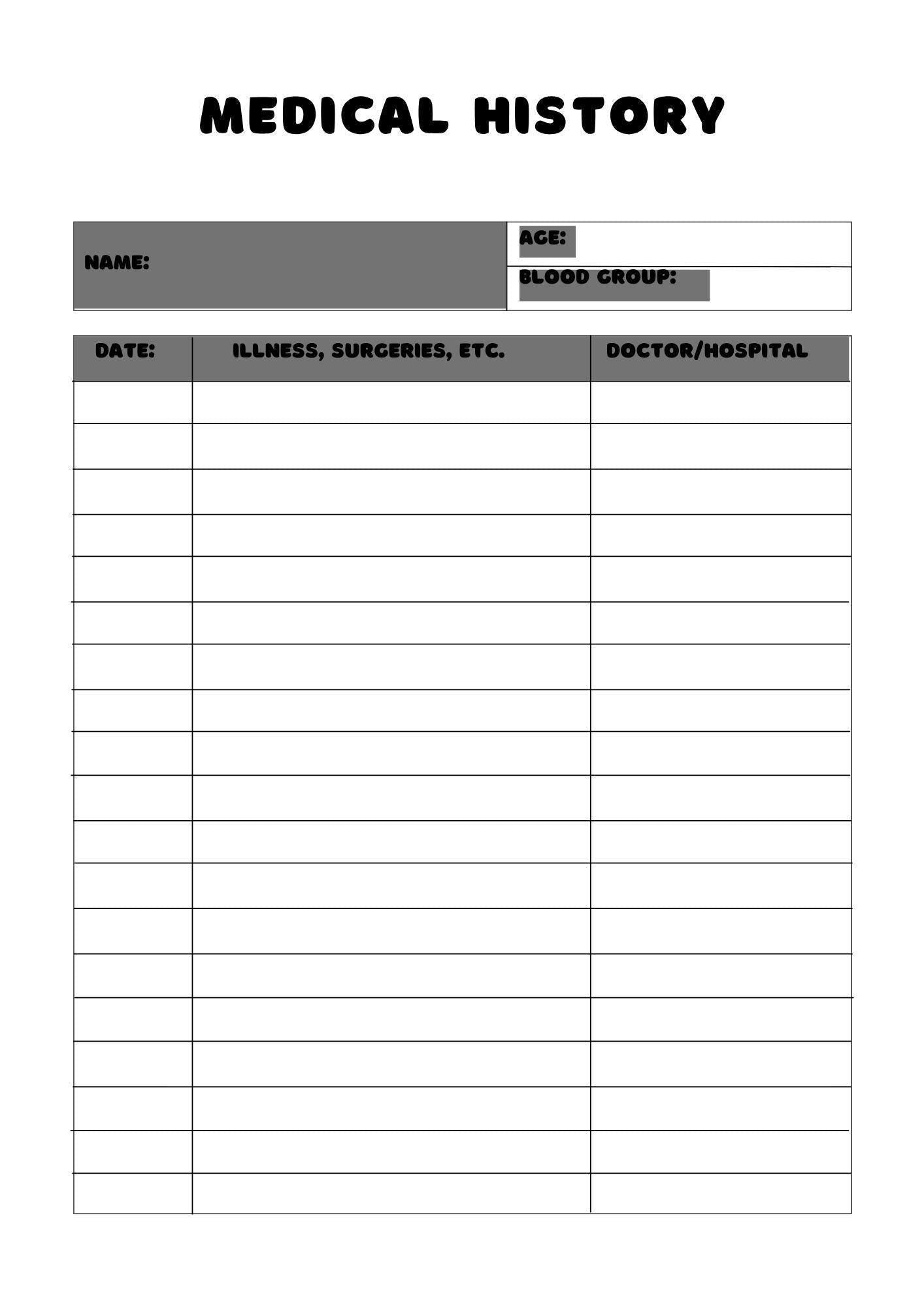 Health Journal & Blood Sugar Tracker | Digital Download Planner for Managing Medical Information, Glucose Levels, - Wellness Goals