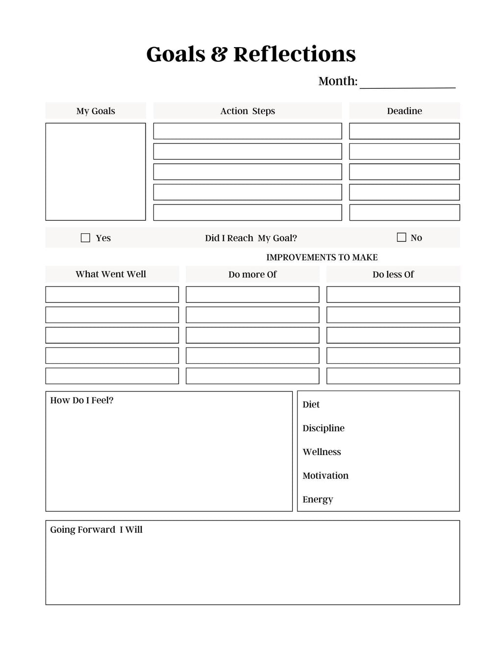 Ultimate Fitness Planner | Track Workouts, Nutrition & Goals Stay Organized - Motivated on Your Journey to Health - Wellness!