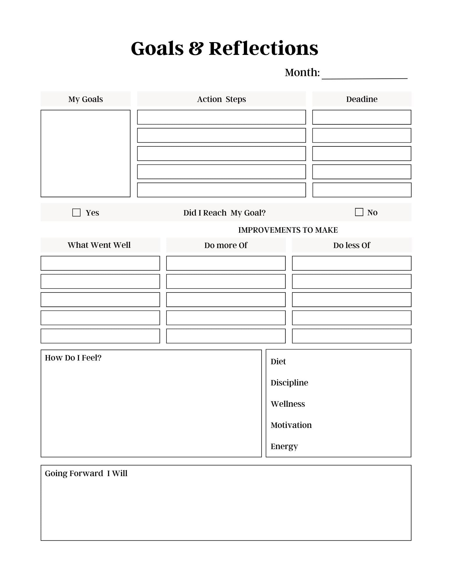 Ultimate Fitness Planner | Track Workouts, Nutrition & Goals Stay Organized - Motivated on Your Journey to Health - Wellness!