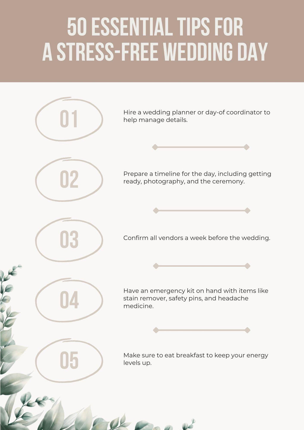 Ultimate Wedding Planning Guide: 50 Tips for a Stress-Free Celebration | Printable Wedding Day Advice