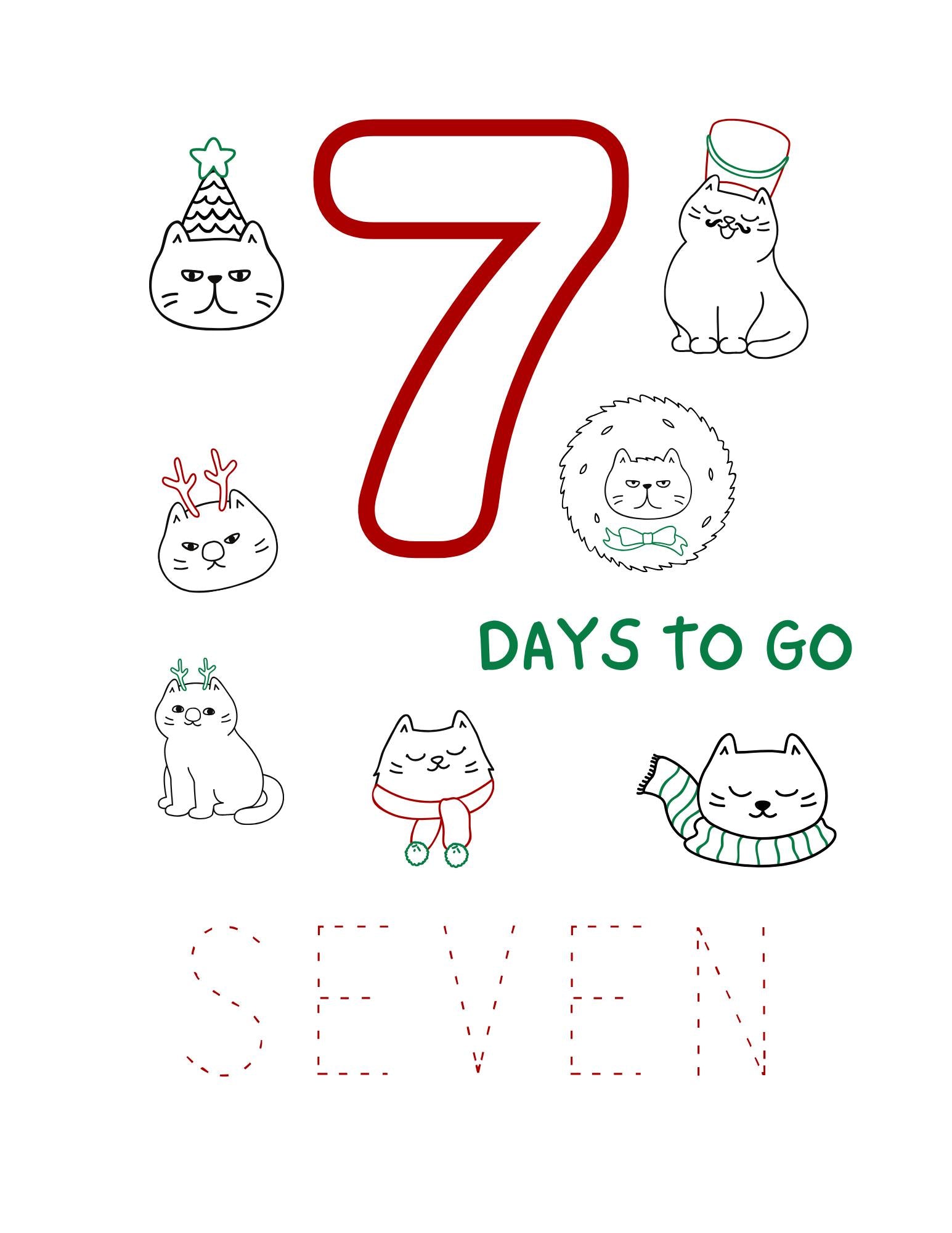 Christmas Countdown Activity Book | Printable Advent Calendar eBook for Kids & Families | Holiday Crafts, Games - Fun Activities - Instant
