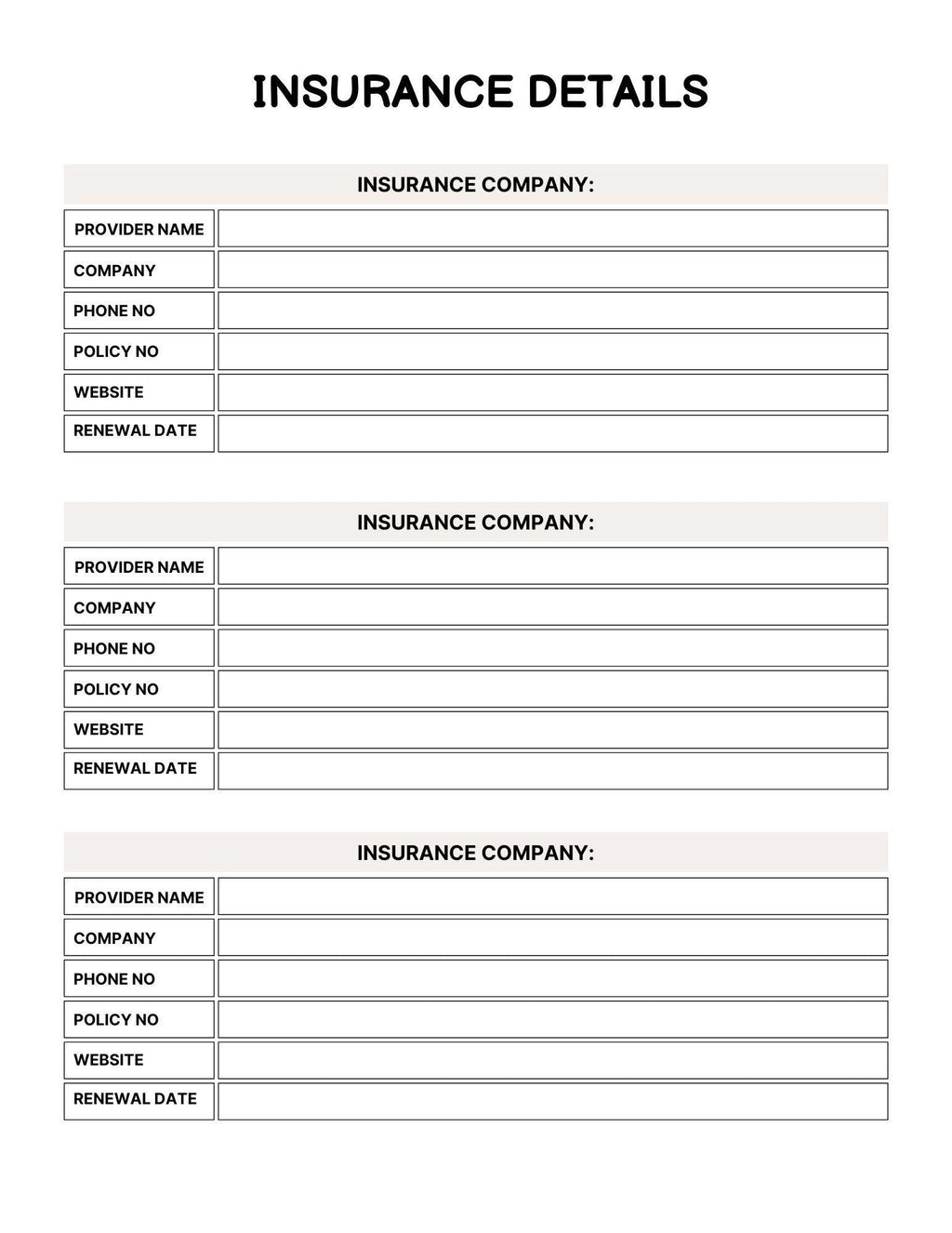 Home Maintenance Planner | Printable Organizer for Maintenance, Repairs & Projects - Instant Download