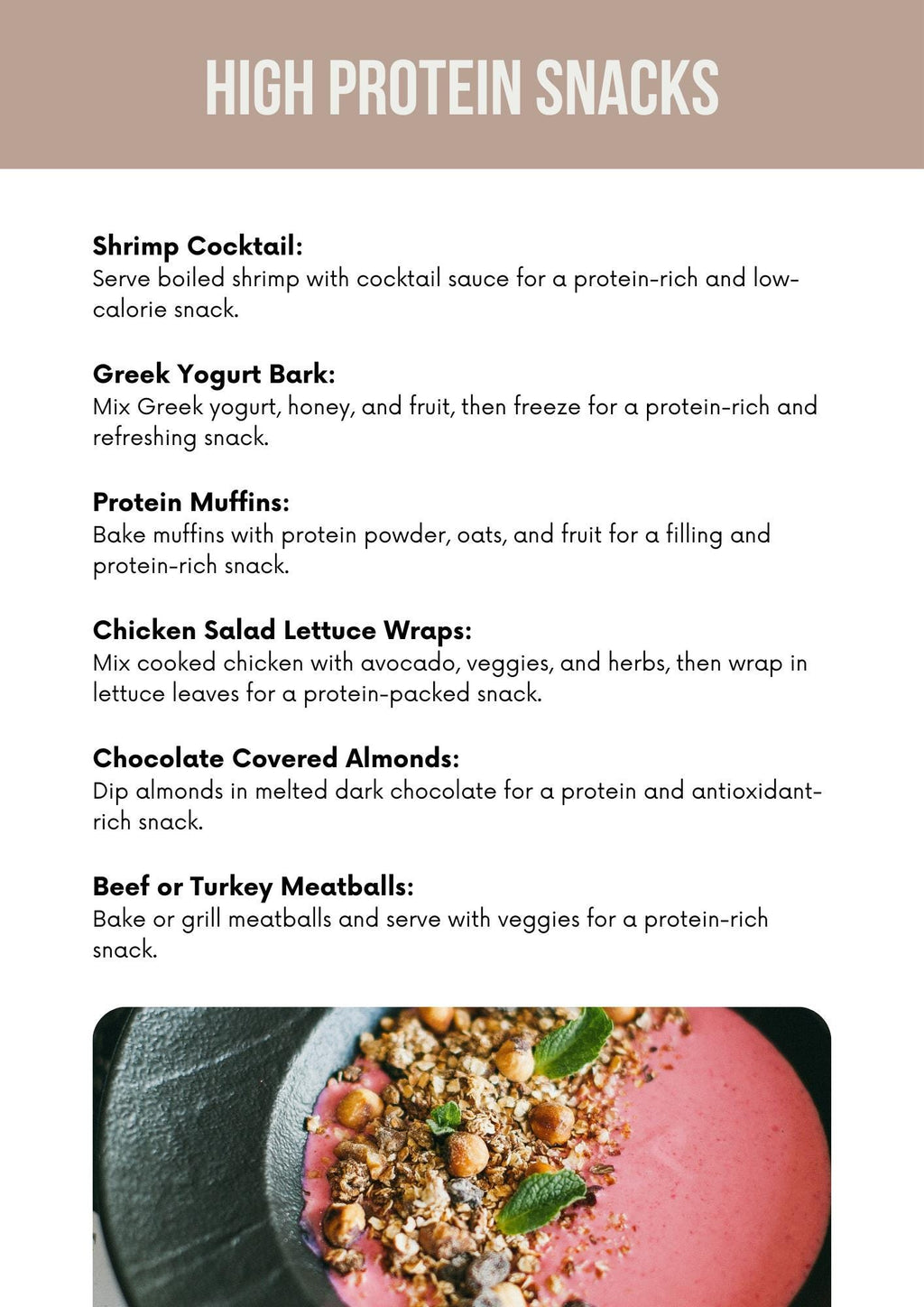 Protein-Packed Snack Ideas - Nutritious & Delicious Treats for Busy Lifestyles - Healthy On-the-Go Options for Post-Workout Fuel