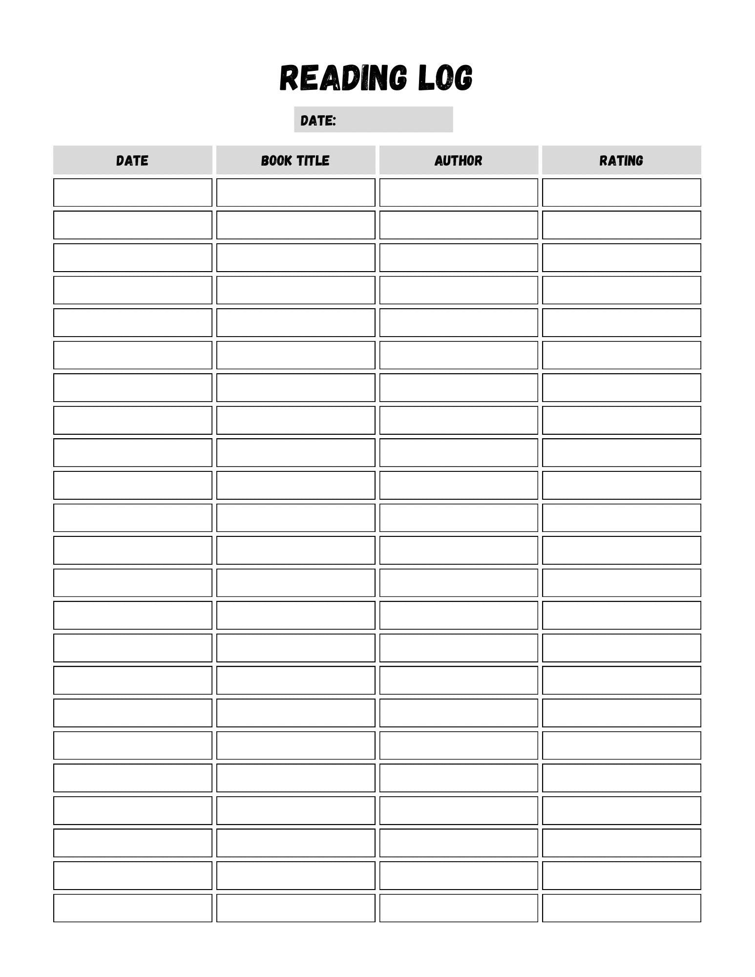 Digital Reading Journal and Book Tracker | Printable PDF for Avid Readers | Perfect Planner for Tracking Progress and Reviewing Favorite