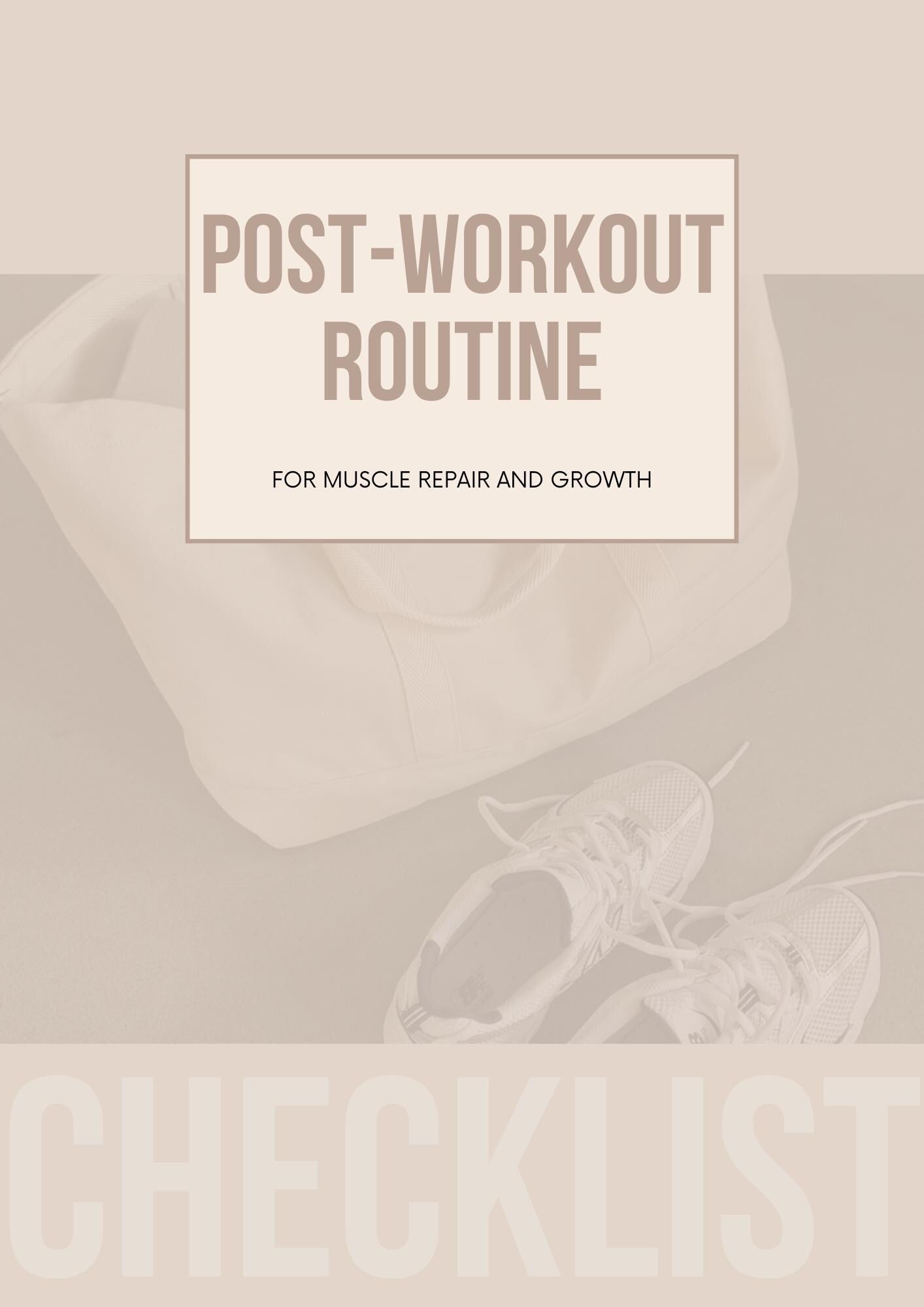 Fitness Journey Essentials: Comprehensive Workout and Recovery Checklists for Optimal Performance