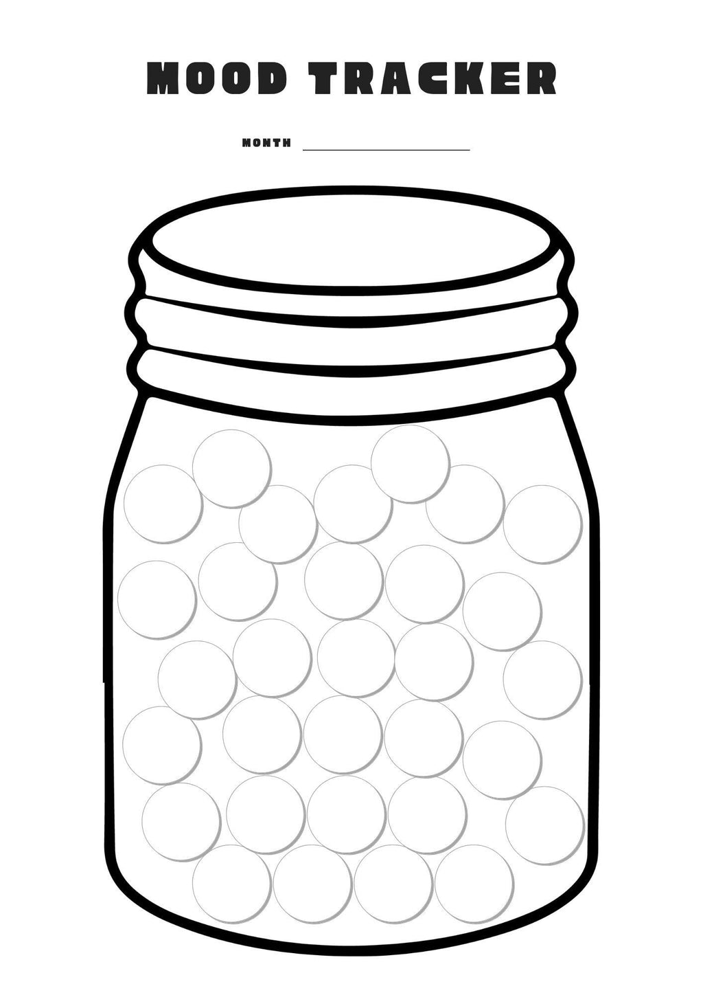 Emotional Wellness & Anxiety Tracker | Printable Mood Journal PDF | Daily Self-Care Tracker | Mental Health Habit Tracker | Mindfulness