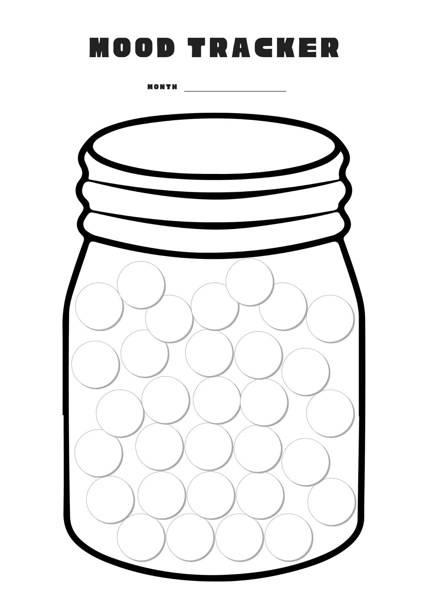 Emotional Wellness & Anxiety Tracker | Printable Mood Journal PDF | Daily Self-Care Tracker | Mental Health Habit Tracker | Mindfulness