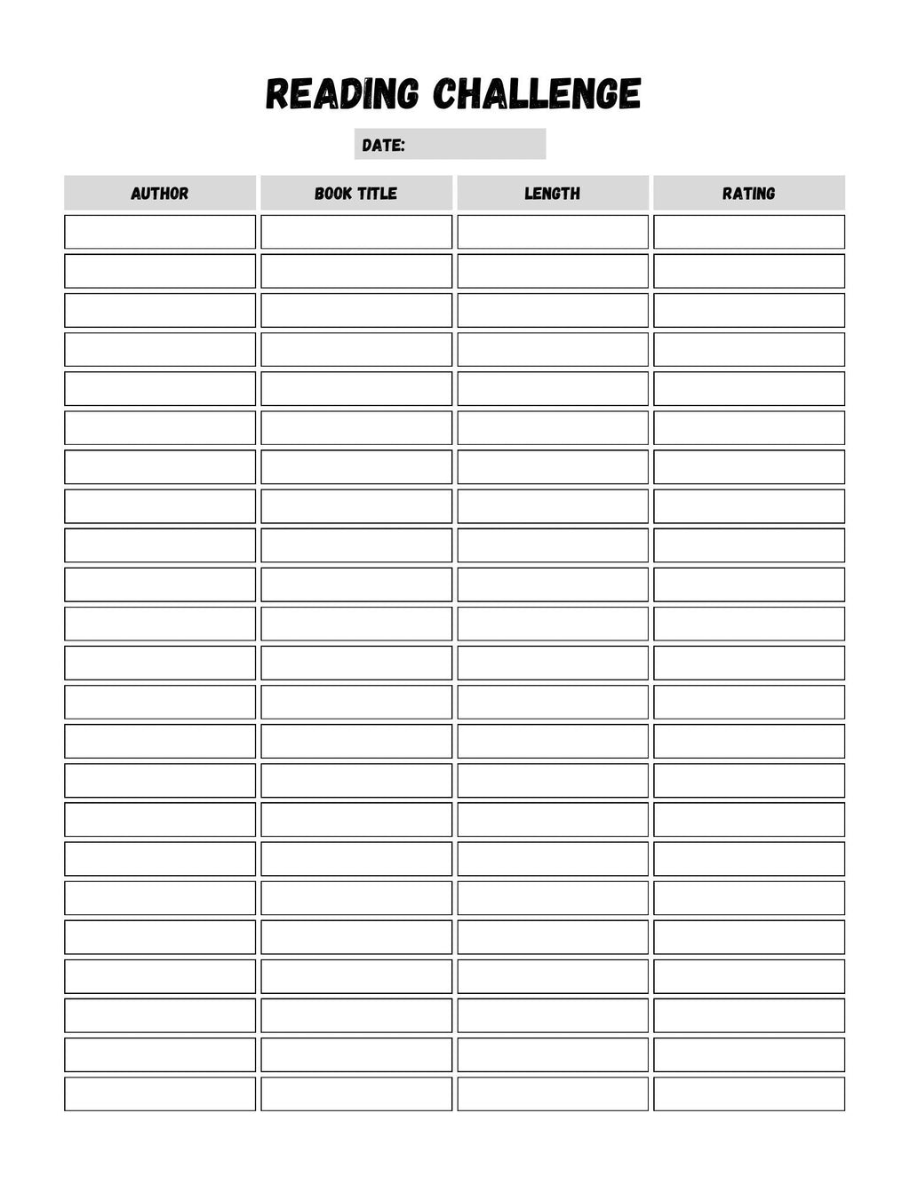 Digital Reading Journal and Book Tracker | Printable PDF for Avid Readers | Perfect Planner for Tracking Progress and Reviewing Favorite