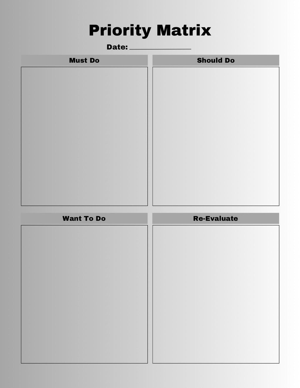 Clear Your Mind: Brain Dump & Focus Planner Bundle | Organize Thoughts, Boost Productivity | Instant Download