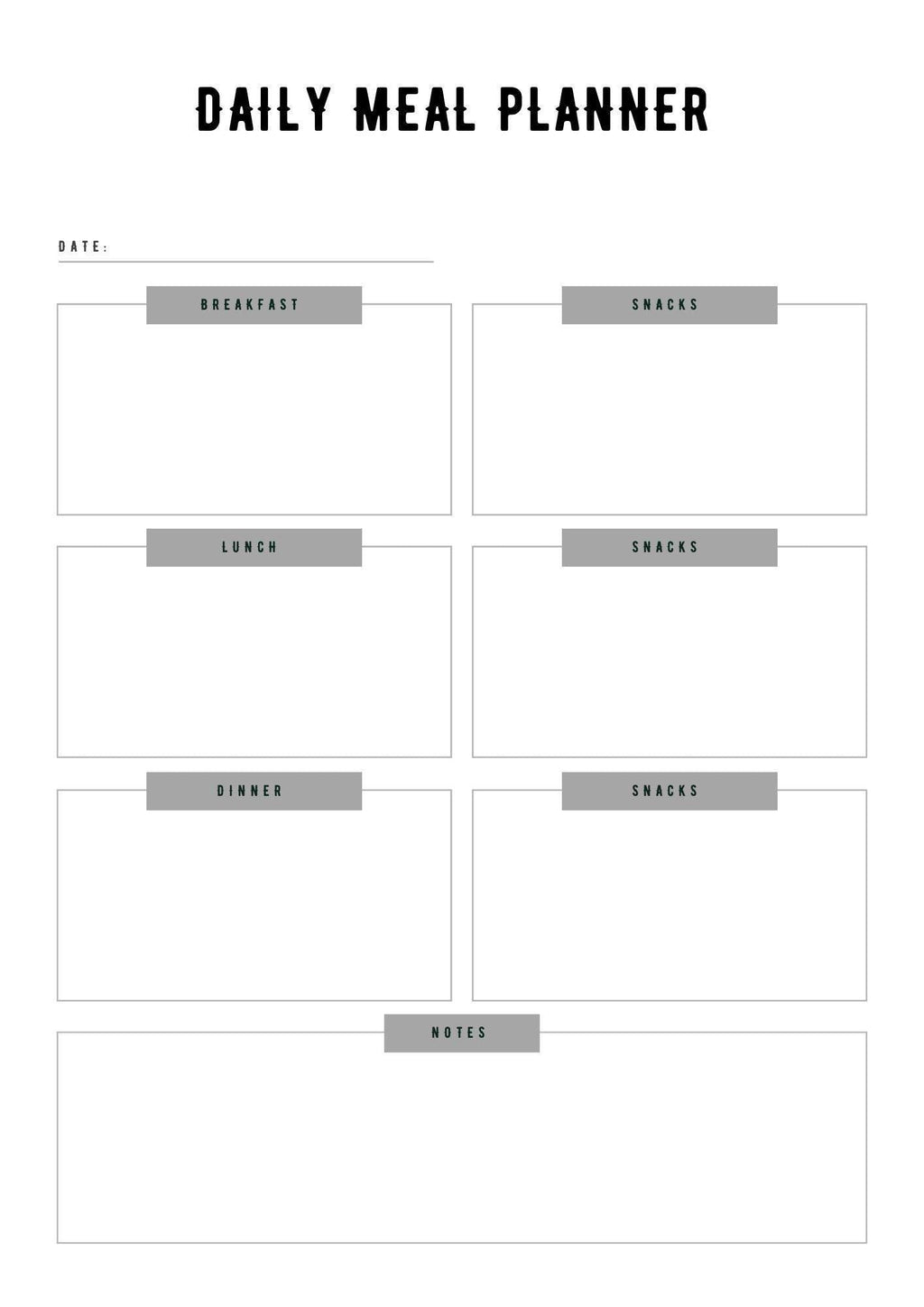 Ultimate Digital Meal Planner for Busy Families - Stay Organized, Track Nutrition, Plan Meals & Shopping Lists - Instant Download!