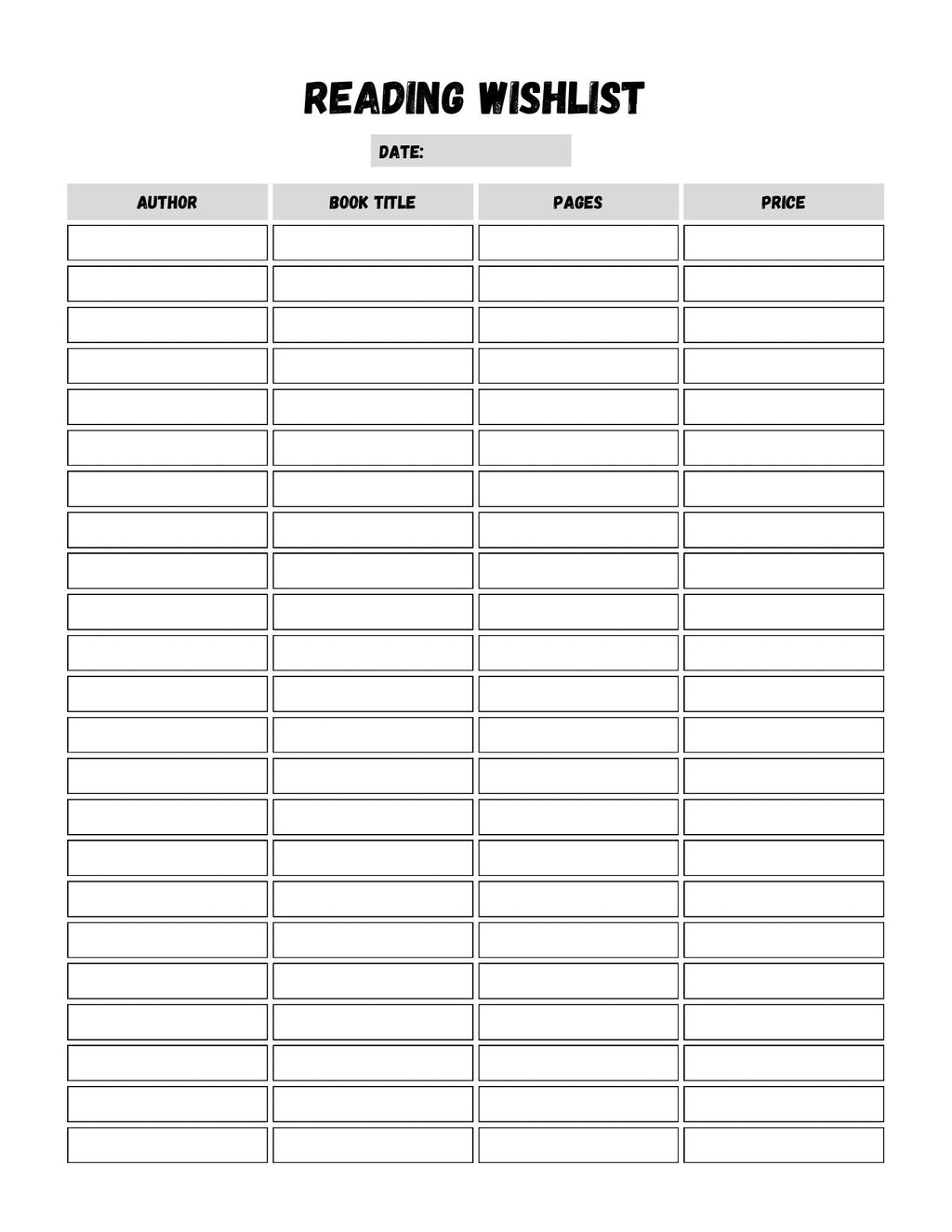 Digital Reading Journal and Book Tracker | Printable PDF for Avid Readers | Perfect Planner for Tracking Progress and Reviewing Favorite