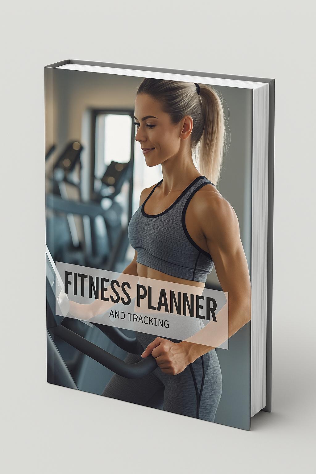 Fitness Planner & Tracker | Daily Workout, Nutrition, Goals | Printable Health - Wellness Organizer | Stay Motivated - Achieve Milestones