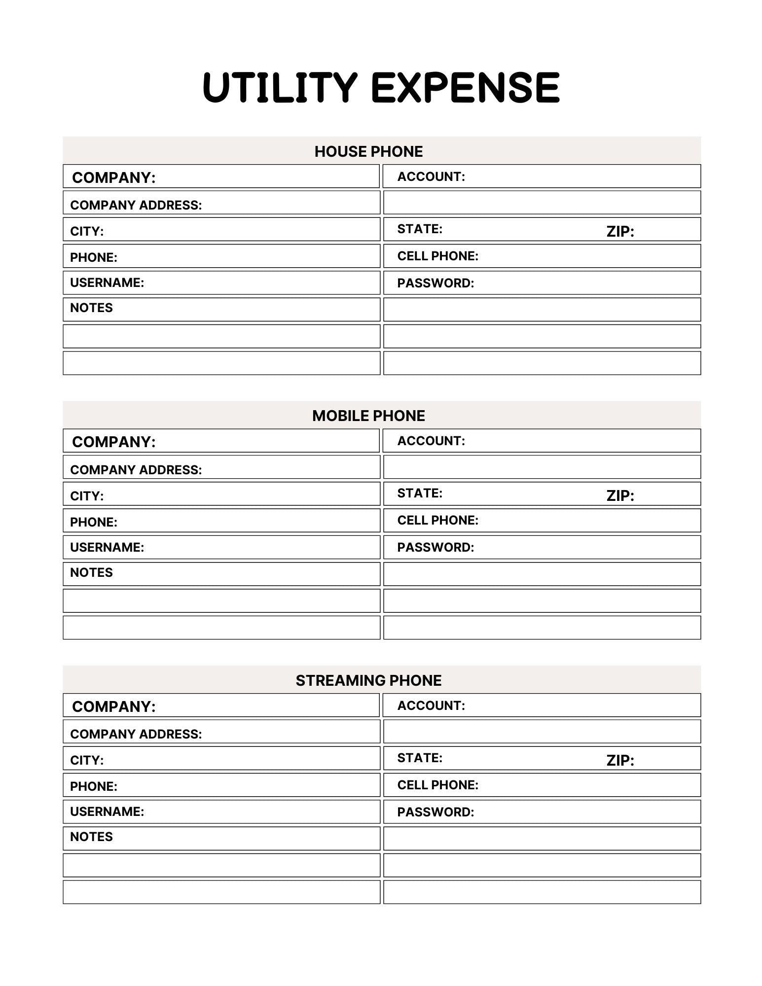 Home Maintenance Planner | Printable Organizer for Maintenance, Repairs & Projects - Instant Download