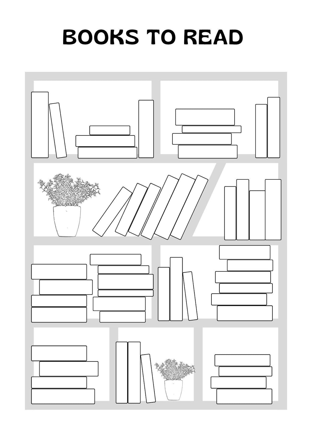Organize Your Reading Journey | Beautifully Designed Reading Planner for Bookworms and Students | Printable PDF for Tracking Goals and