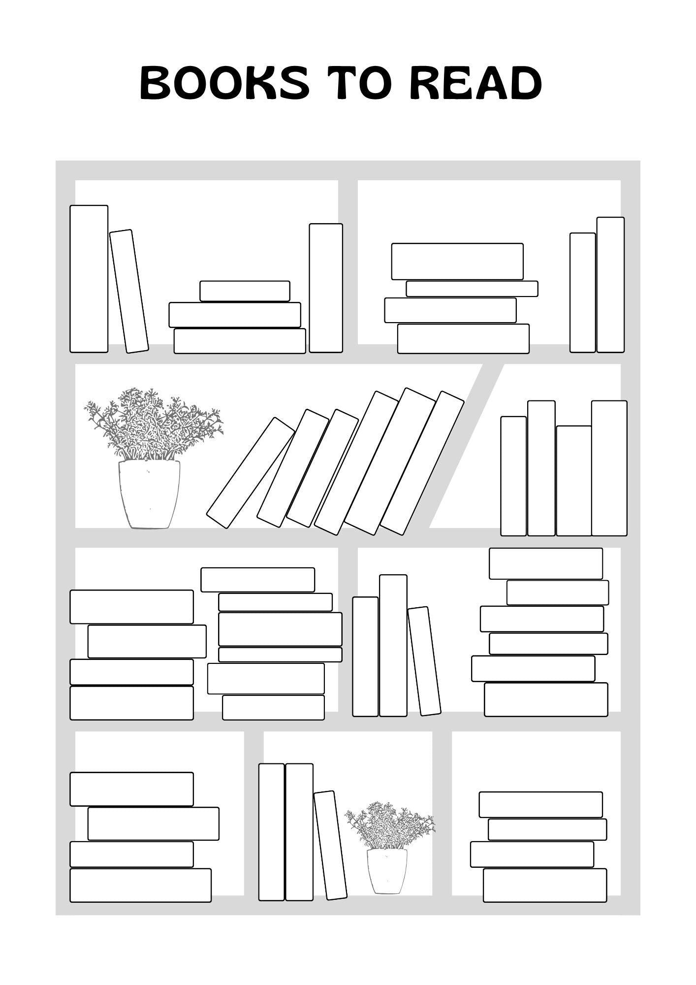 Organize Your Reading Journey | Beautifully Designed Reading Planner for Bookworms and Students | Printable PDF for Tracking Goals and