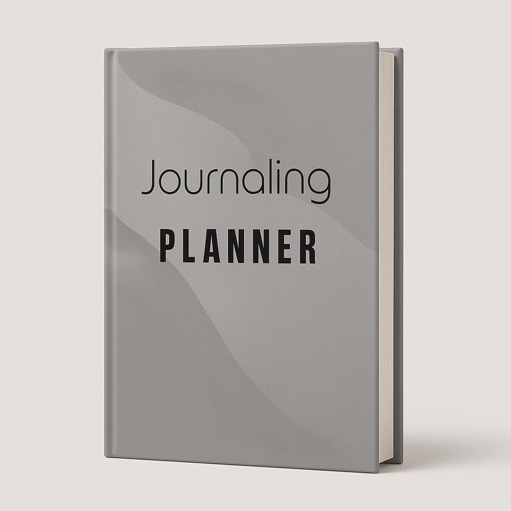 Printable Journaling Planner | Daily Reflection, Goal Setting & Mindfulness | Guided Prompts | Instant Download | Undated PDF