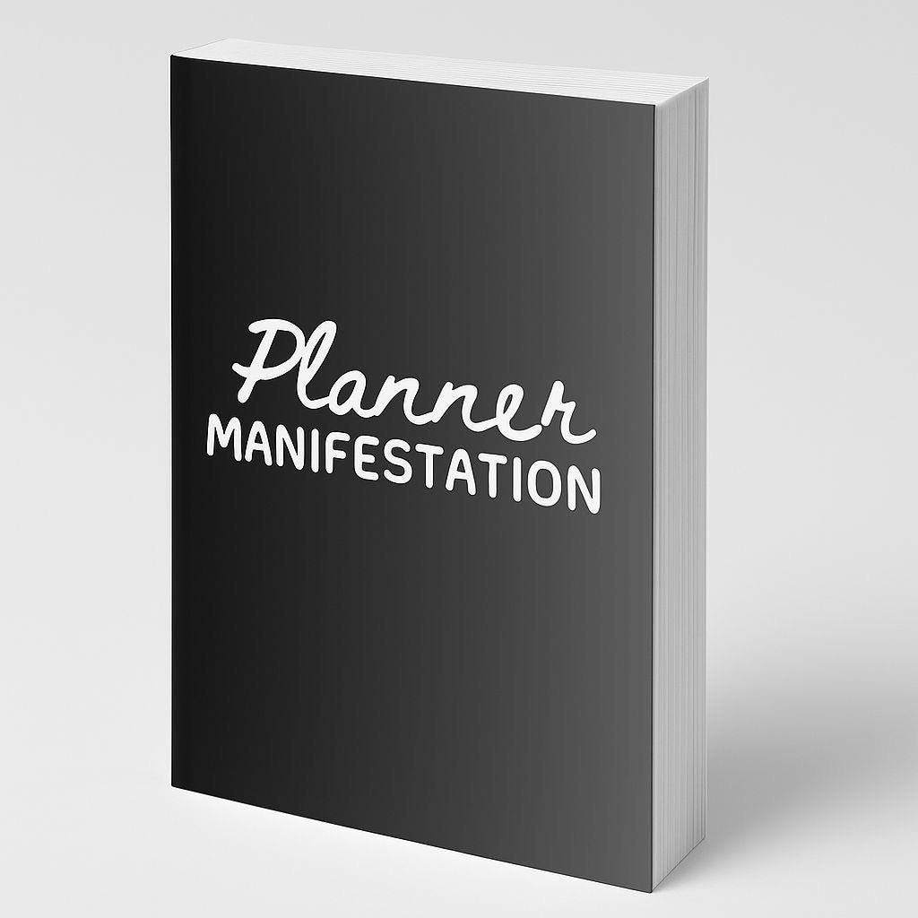 Manifestation Planner for Law of Attraction Practitioners - Printable Daily Intention Setting, Visualization, and Gratitude Prompts for