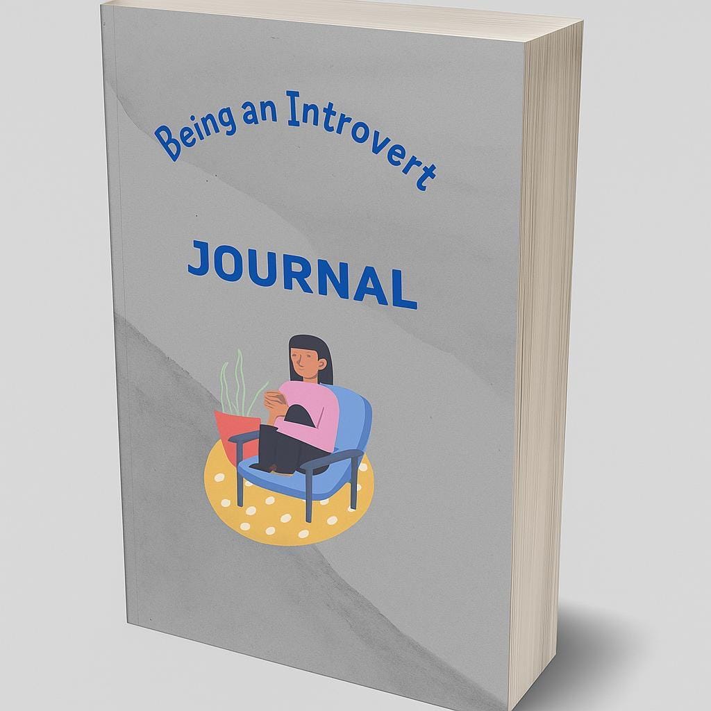 Self-Reflection & Quiet Time Journal for Introverts | Mindful Solitude Tracker | Printable PDF for Self-Discovery and Personal Growth